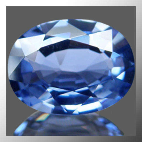 Tanzanite 0.96ct Blue Oval Facet, Man Made Gem