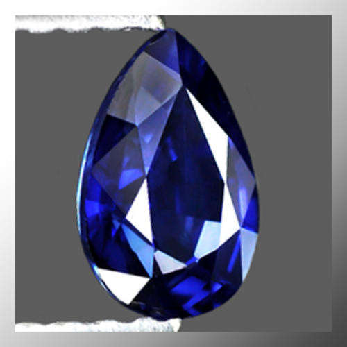 Natural Sapphire 0.70ct Blue Pear Facet, Gemstone