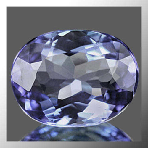 Natural Tanzanite 2.07ct AAA Bluish Violet Oval Facet, Gemstone