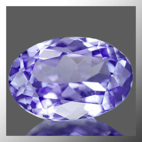 Natural Tanzanite 0.56ct Bluish Violet Oval Facet, Gemstone