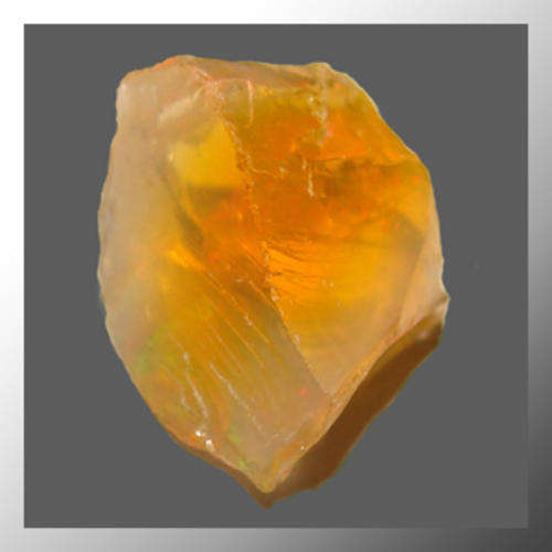 Natural Opal 3.05ct Light Yellow Orange, Rough Stone