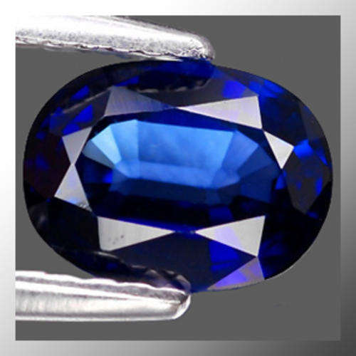 Natural Sapphire 0.98ct Blue Oval Facet, Gemstone