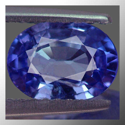 Natural Tanzanite 1.24ct Bluish Violet Oval Facet, Gemstone