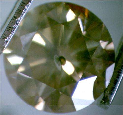 0.785ct; LIGHT GREYISH YELLOW: I2 ROUND BRILLIANT CERTIFIED DIAMOND