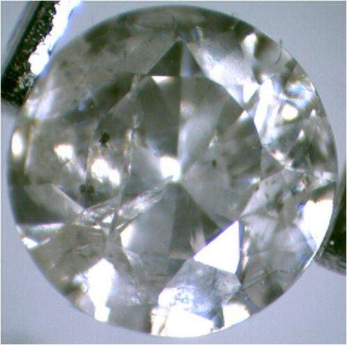 VERY NICE 0.44ct; K; I2 BRILLIANT ROUND DIAMOND