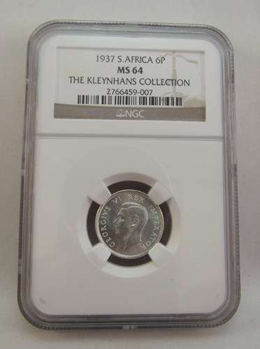 1937 6p MS64 NGC, third finest known!!!!