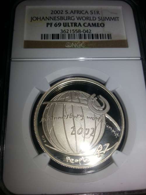 Finest Known PF69 2002 Summit SR1. Cat value R4500