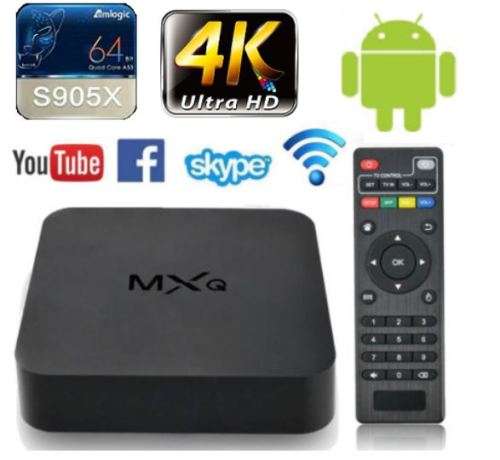 TV Box Home Theatre Android Smart Internet TV Box  MXQ 4K Android 6.0