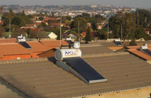 Solar water heating geyser - Low pressure 150L SABS approved