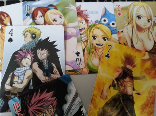 Fairy tail Poker cards