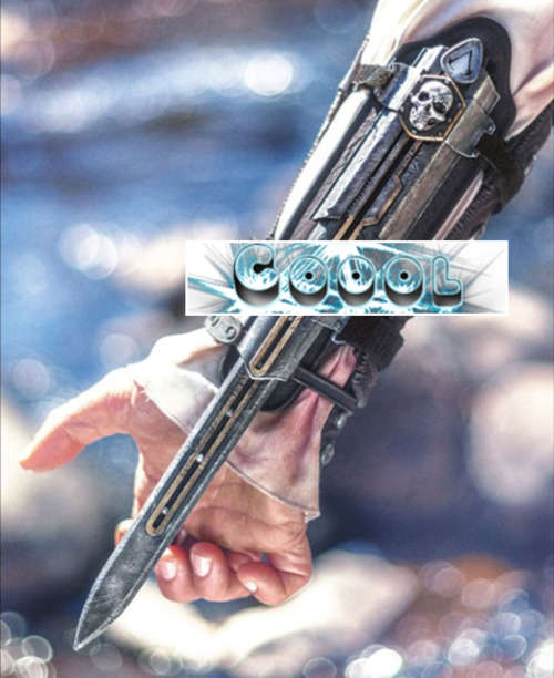 NECA Assassins Creed 4 Four Black Flag Pirate Hidden Blade Edward Kenway Cosplay 1:1