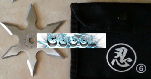 Ninja steel Throwing Star Shuriken . semi sharped