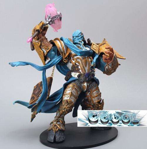 WOW World of Warcraft SERIES 2 Vindicator Marrad Draenei Paladin Deluxe 25cm 7``