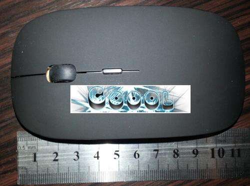 2.4 Ghz Slim Wireless Mouse  Black/ White 11x5cm