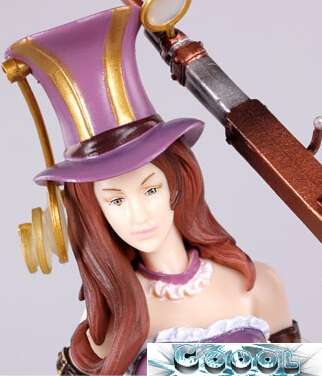 LOL Anime Caitlyn with Gun Figure  25CM