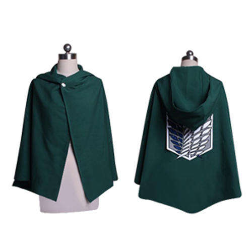 Attack On Titan Cape Scouting Legion Shingeki no Kyojin Cloak Cosplay Costume XXL