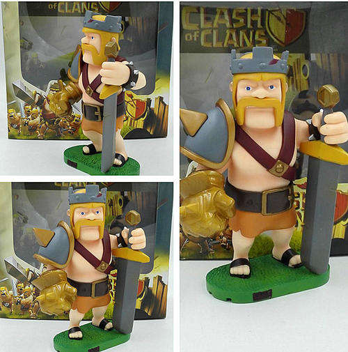 COC Barbarian King Figure Figurine 15cm