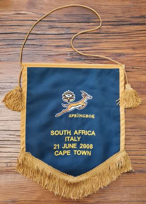 South Africa vs Italy Rugby Pennant