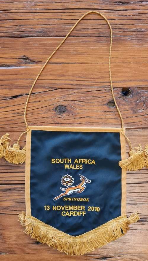 South Africa vs Wales Rugby Pennant