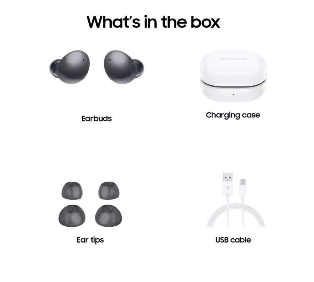 Samsung Galaxy Buds 2 True Wireless Bluetooth Earbuds - Graphite