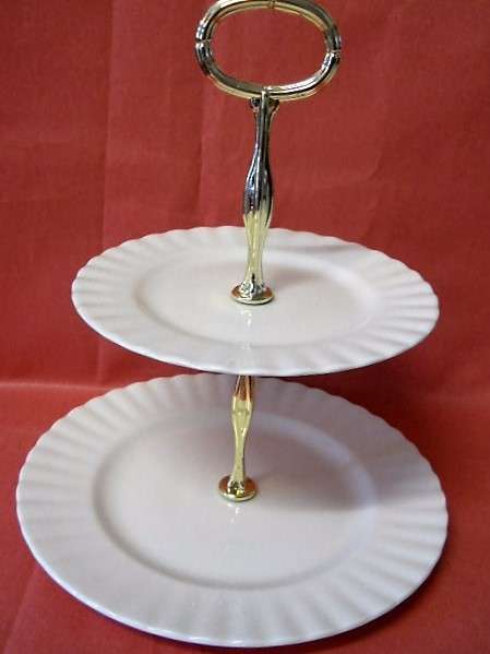 Royal  Albert  ''Reverie''   2 Tier  Cake  Stand.
