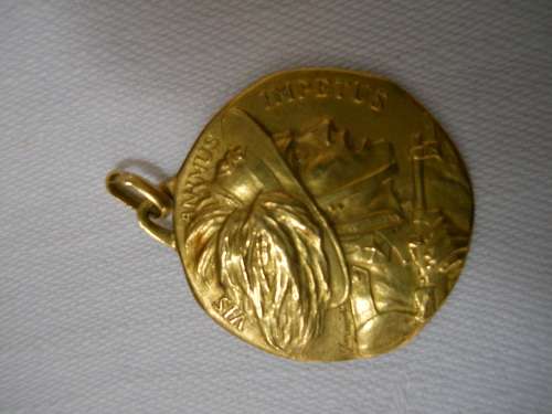 GOLD 750 - (18ct ) -  ITALIAN  MEDALION