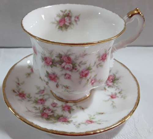 Paragon  ''Victoriana  Rose''   Coffee  Cup  &  Saucer