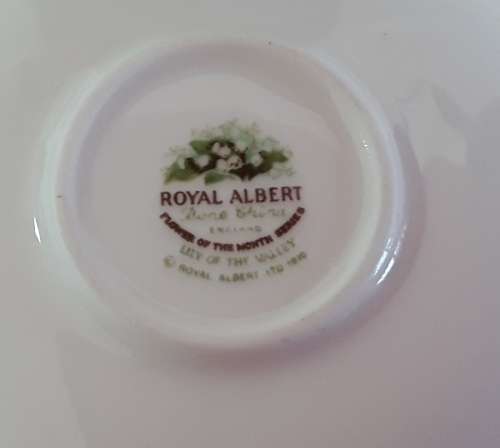 Royal Albert   -  May  -  Miniature  Cup & Saucer