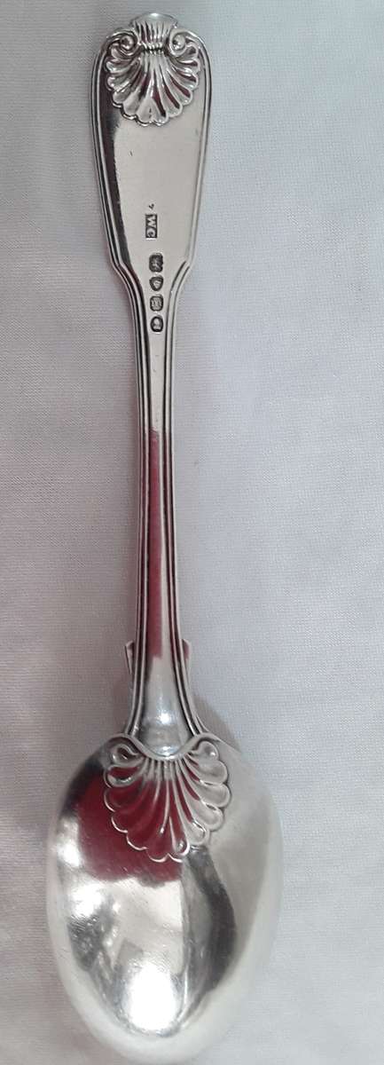 London  1827  Silver  Serving Spoon