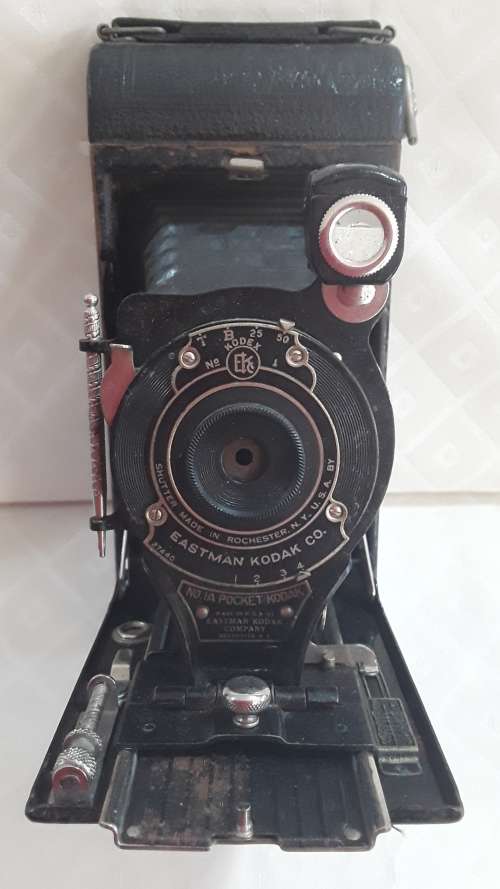 Kodak  -  Pocket Kodak in Leather bag.