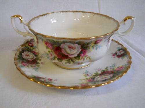 Royal Albert Soup Coupe and Saucer