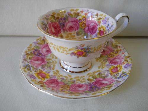 Royal Albert   'Serena'  Coffee  Cup  &  Saucer