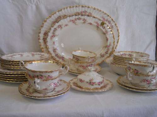 Royal  Albert  ''Dimity  Rose''  Dinner Service
