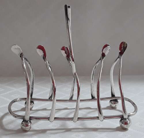 Sheffield 1904  -  Wishbone Toast Rack.