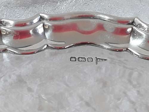 Sheffield 1913  Footed  Salver