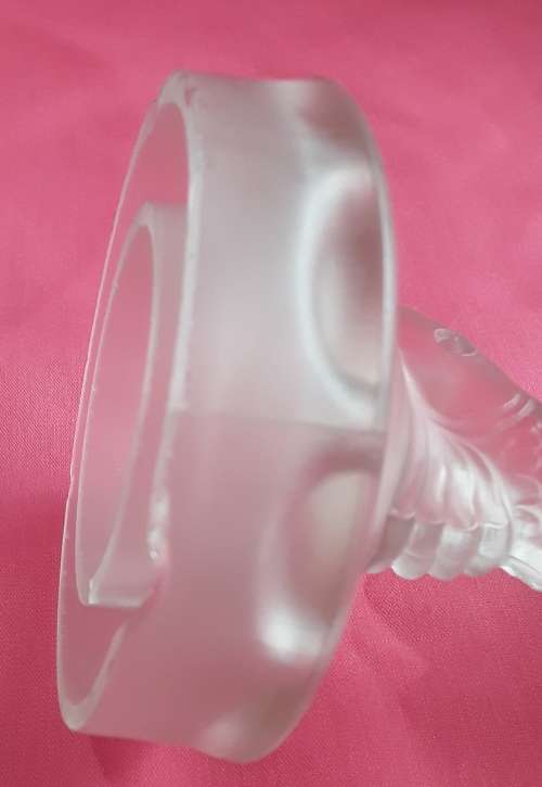 Art Deco  -  Glass  Fish Figure  Bowl