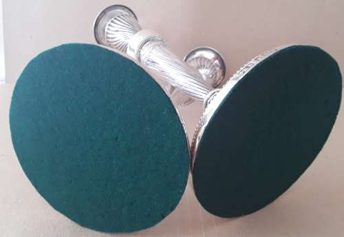 SHEFFIELD  1892  -  Pair Candle Holders