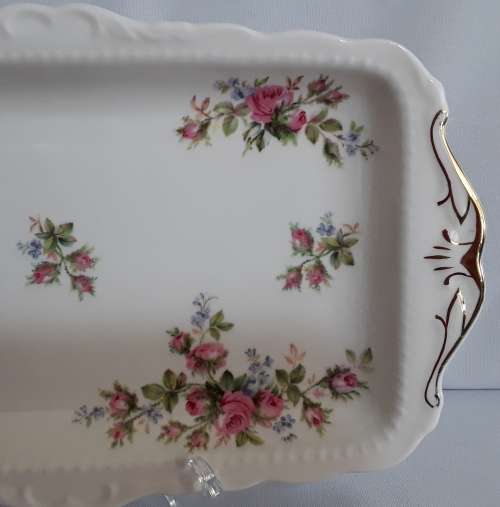 Royal Albert  -  MOSS  ROSE  -  SANDWICH  PLATTER