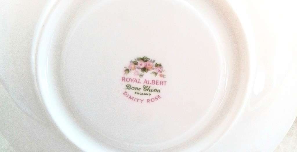 Royal  Albert  -  Dimity  Rose  -  Soup  Coupe  Saucer