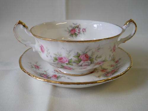 Paragon ''Victoriana Rose'' Soup Coupe & Saucer