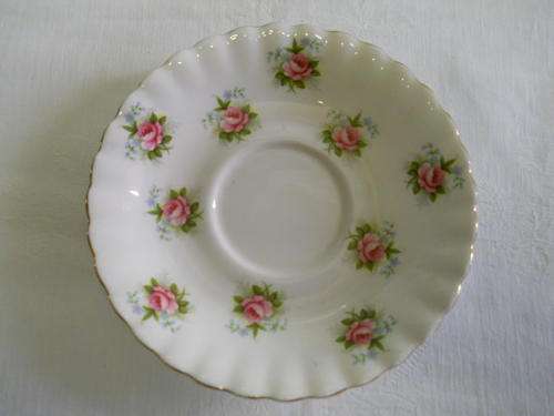 Royal Albert ' Forget - Me - Not  Rose ' Saucer
