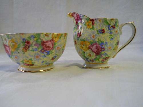 Royal Albert 'Floral' Milk & Sugar