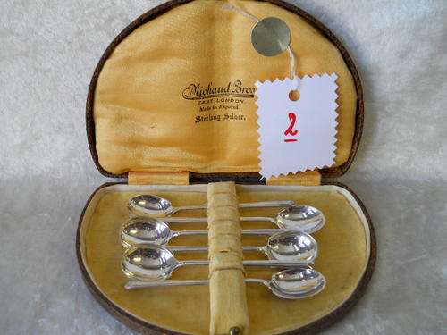 Sheffield 1936 Cased Coffee Spoons