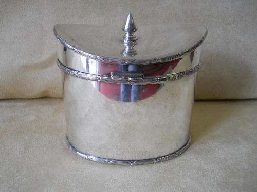 Silver plated Tea Caddy