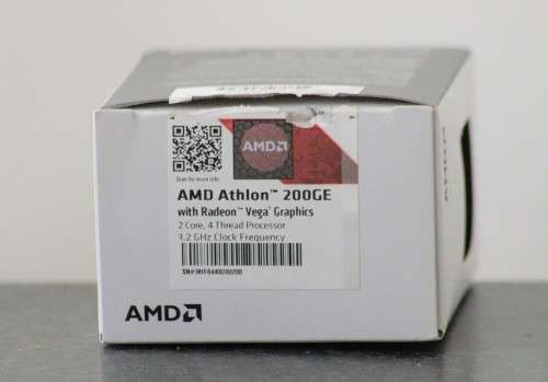 AMD Athlon 200ge 2-core 4-thread with Radeon Vega 3 graphics