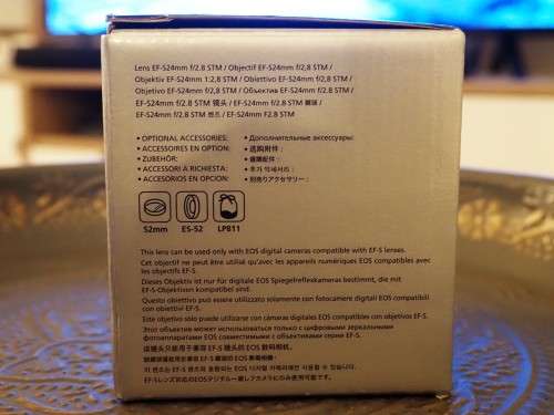 Canon EF-S 24mm f/2.8 STM lens