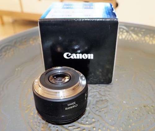 Canon EF 50mm f/1.8 STM lens