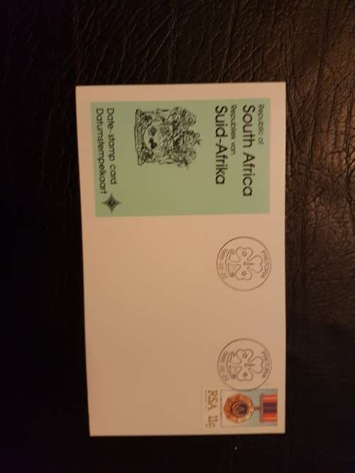 South African Date-Stamp Card - Pretoria