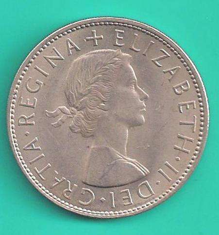 1966 Great Britain 1/2 Crown KM# 907 - as per scan