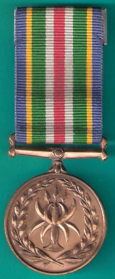 South African Police Service Medal 15 October 1995 with ribbon